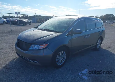 2016 Honda Odyssey Ex-L из США, поврежденный, VIN 5FNRL5H67GB060129